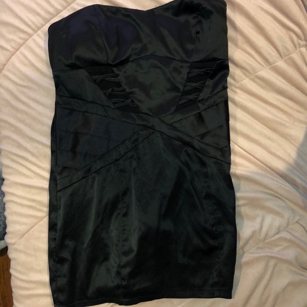 Black mini dress